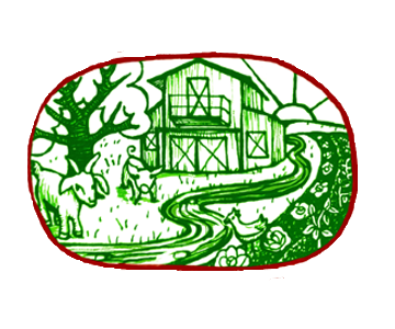 Farm logo featuring a stylized evergreen tree, representing sustainability and agriculture. The design emphasizes a clean, modern look with bold typography.